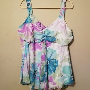 Dress Barn Floral Strappy Tank New, No Tags